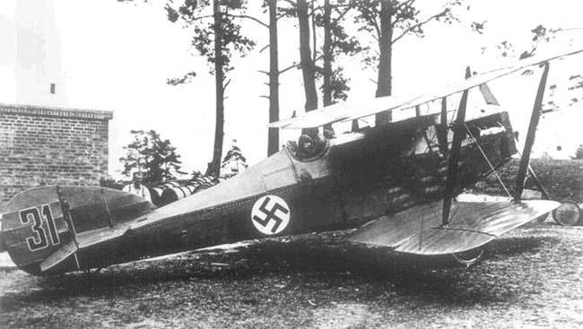 Martinsyde F.4 Buzzard letton