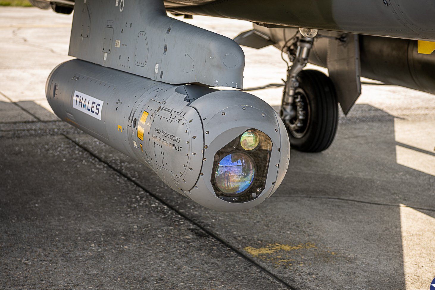 Nacelle Talios sous Mirage 2000D