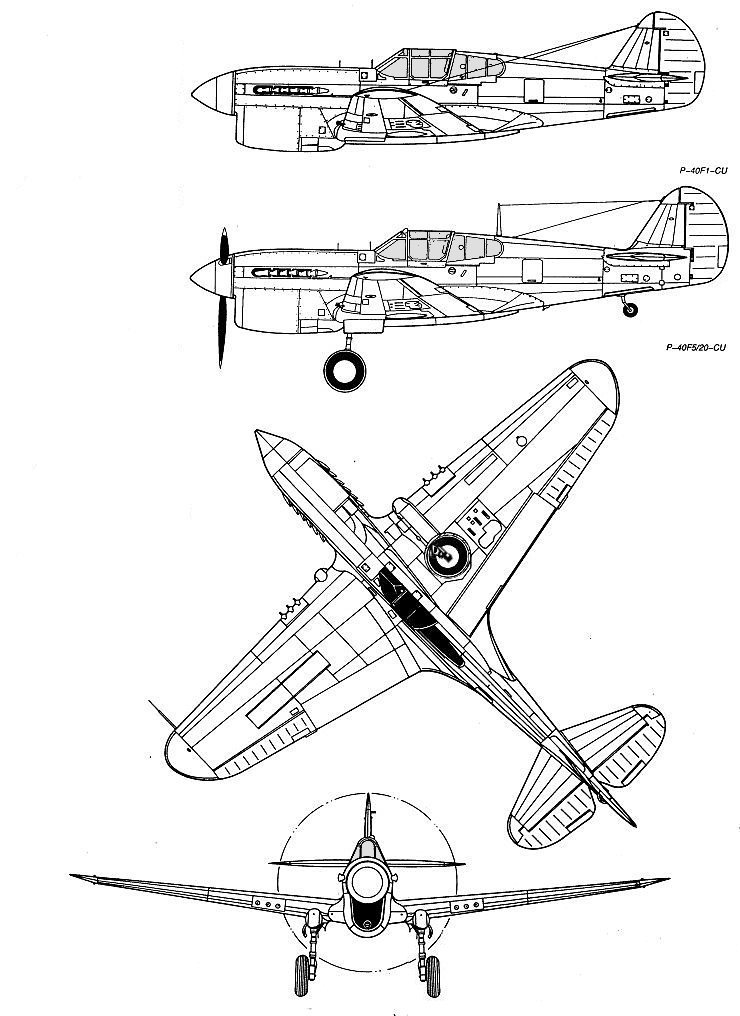 Curtiss P-40F Warhawk