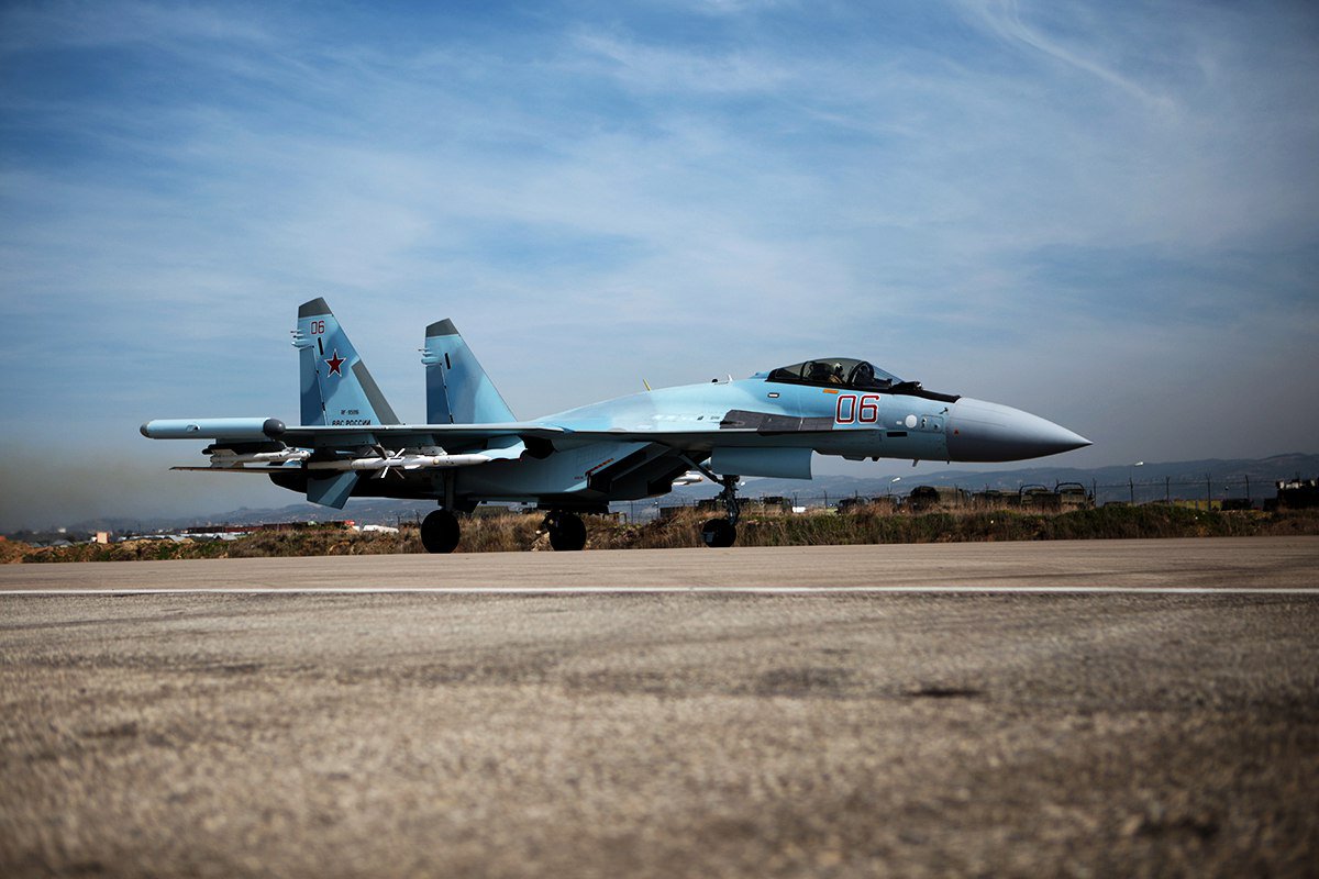 Sukhoï Su-35S russe en Syrie.