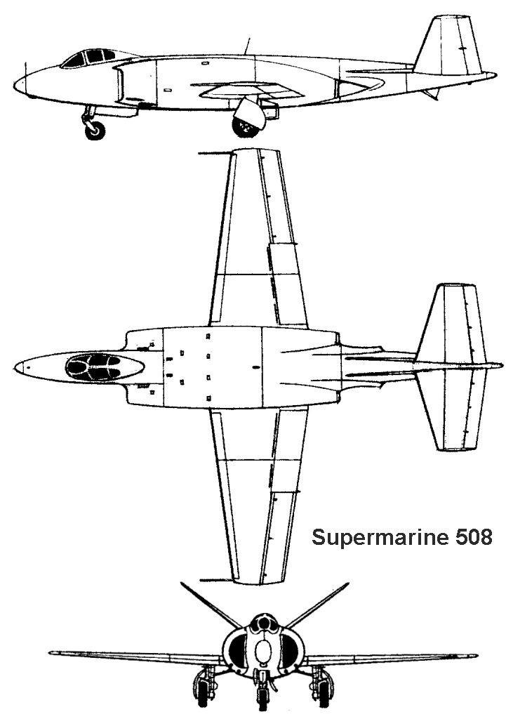 Supermarine 508 - Représentation générale