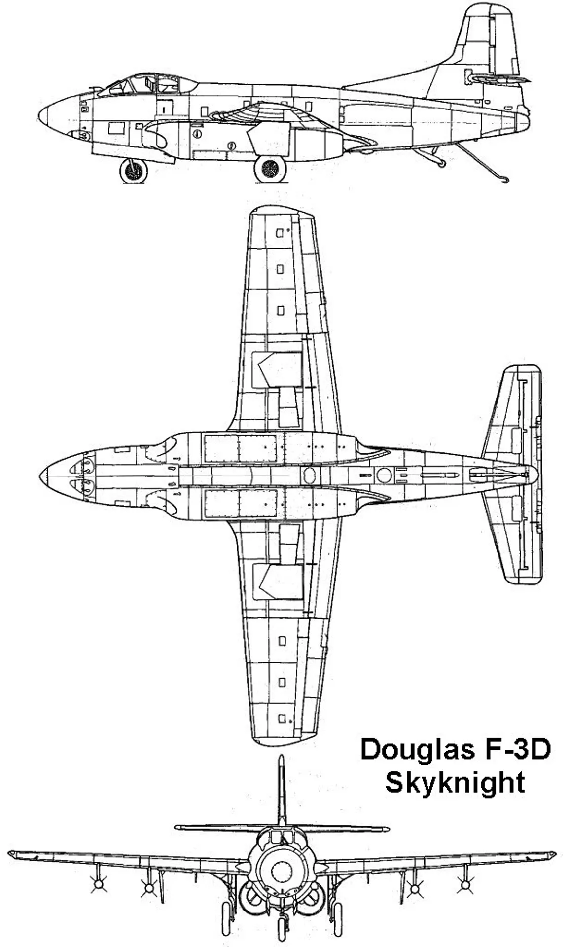 Чертежи аи. Douglas f3d Skyknight схема. Douglas b-19 чертежи. F3d Скайнайт кабина. Skyknight plane.