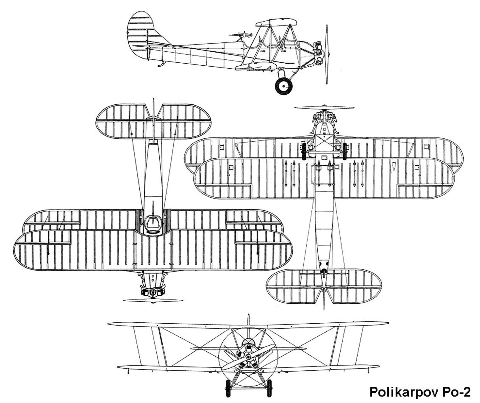 Самолет по 2 чертежи. У-2 биплан. По-2 самолёт чертежи.