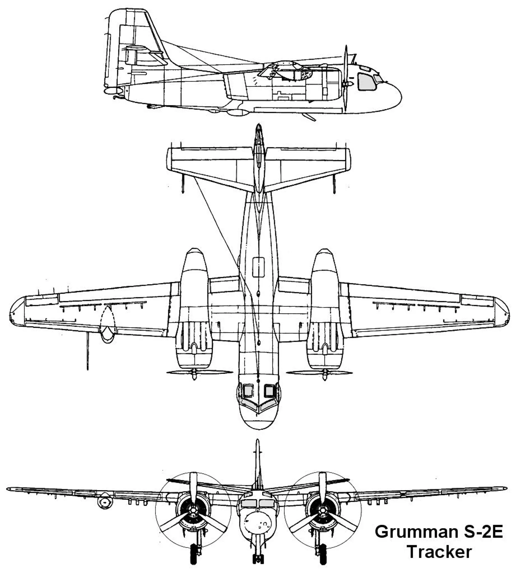 Ли 2 рисунок. Grumman s-2 Turbo Tracker чертежи. S-2e Tracker. S-2f Tracker (s-2e / s-2g). Grumman Tracker чертежи.