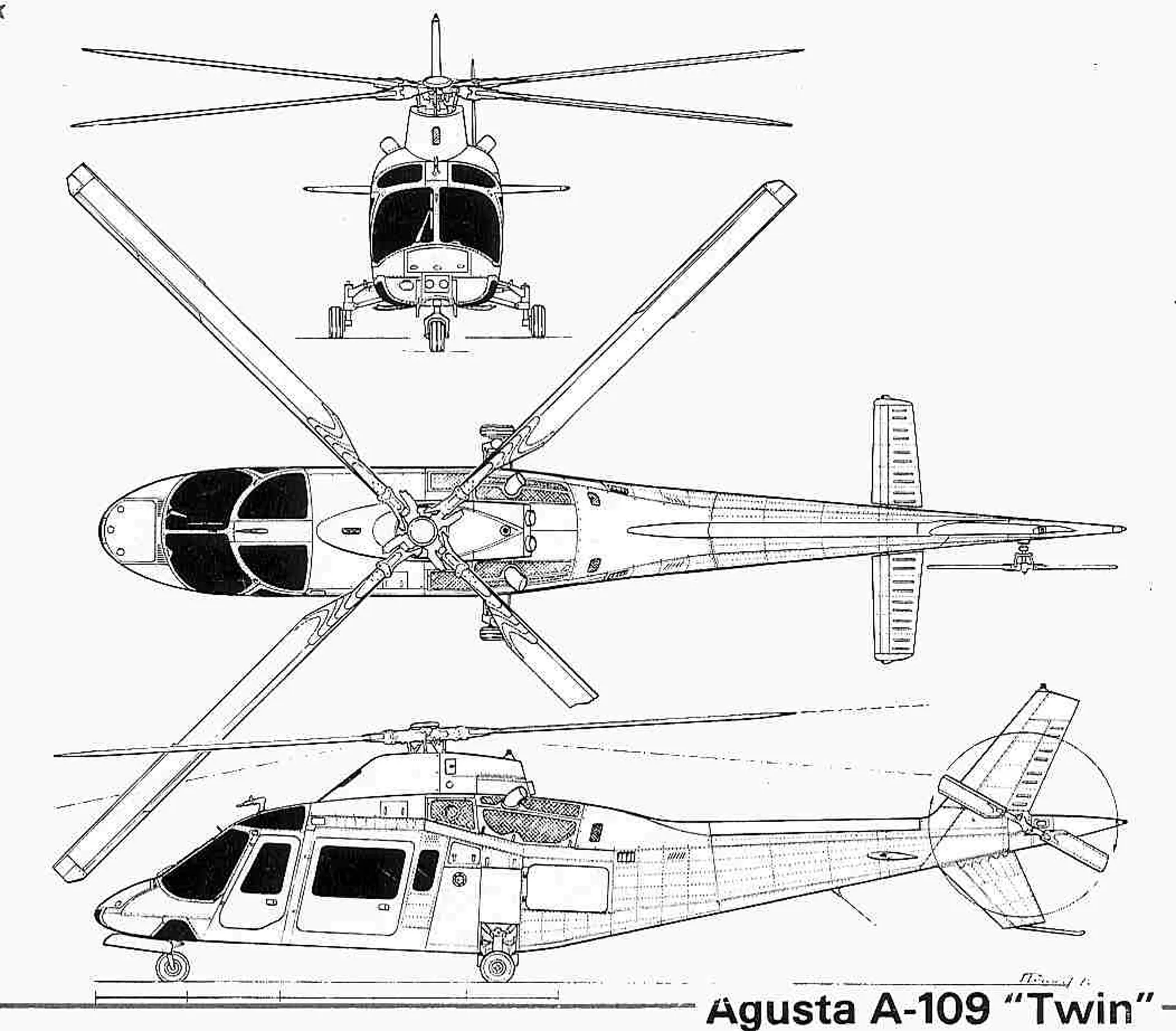 Aw 139 чертеж