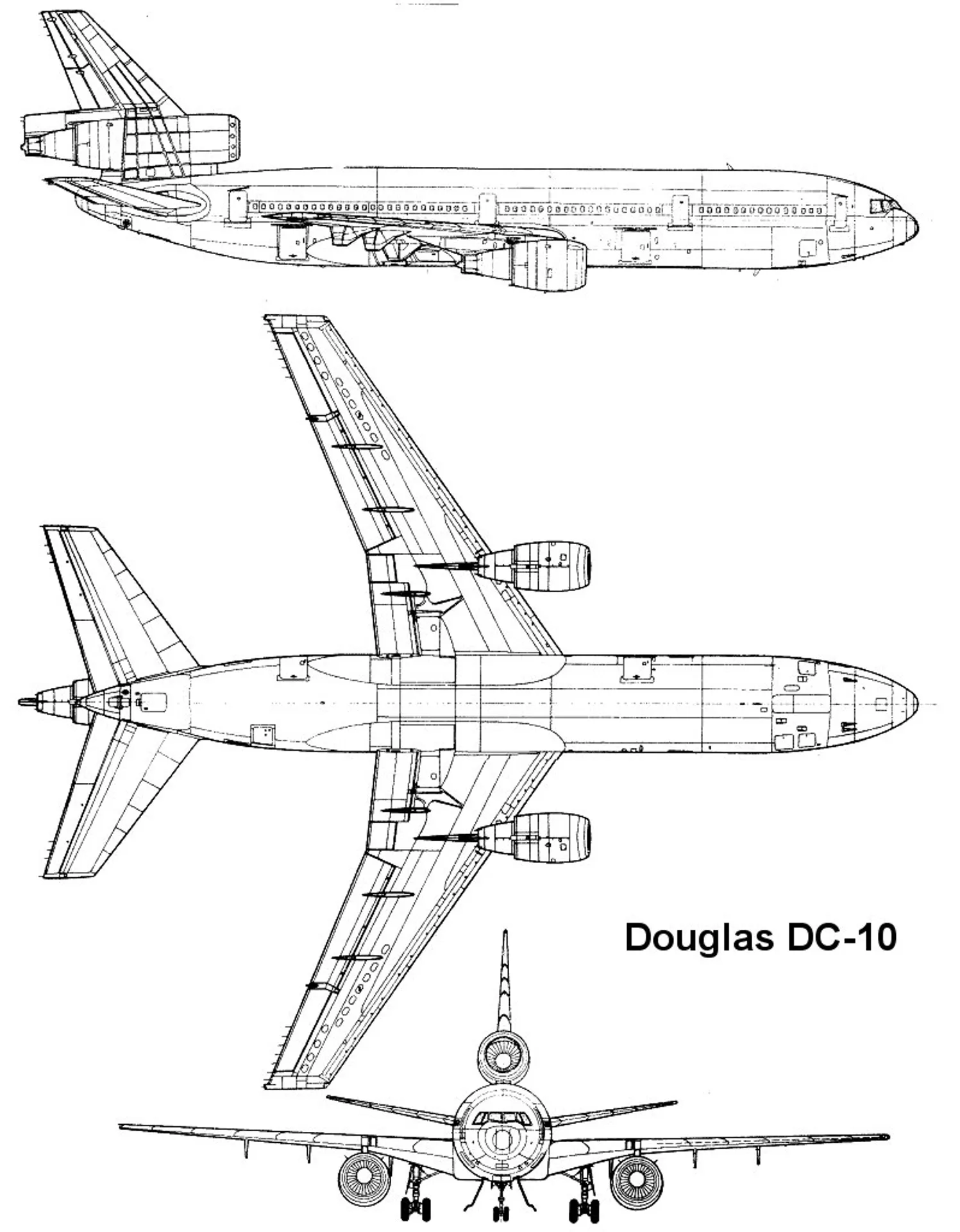 Dc 10 чертеж