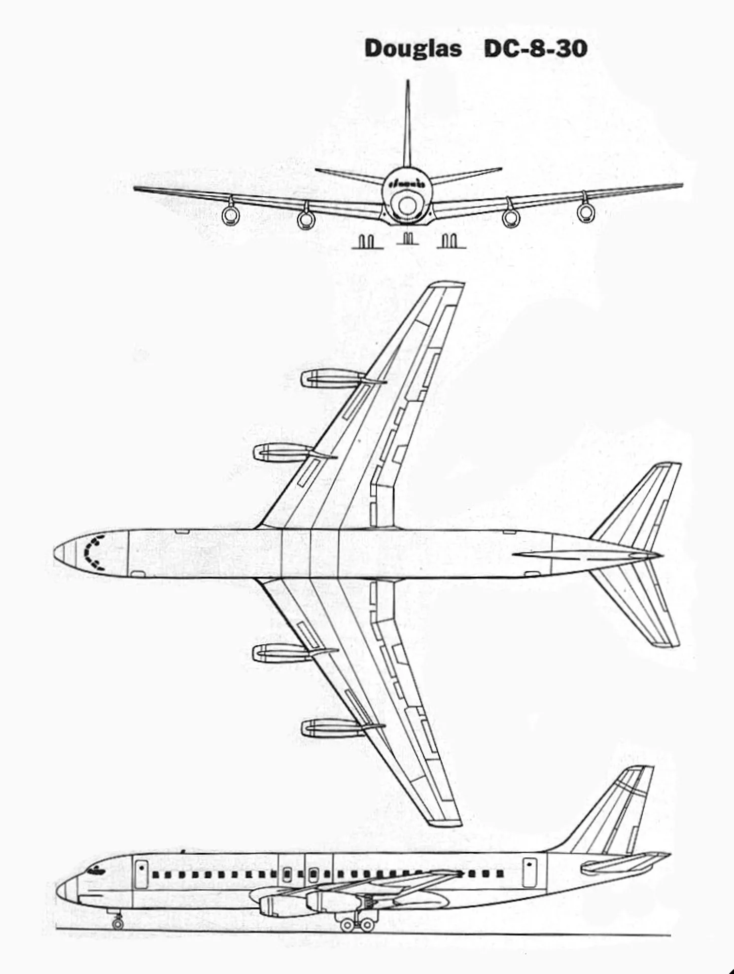 Y 8 рисунок. Дуглас ДС 8. Douglas DC-8 чертежи. Douglas DC-8 схема. «Дуглас» DC 8 схема.