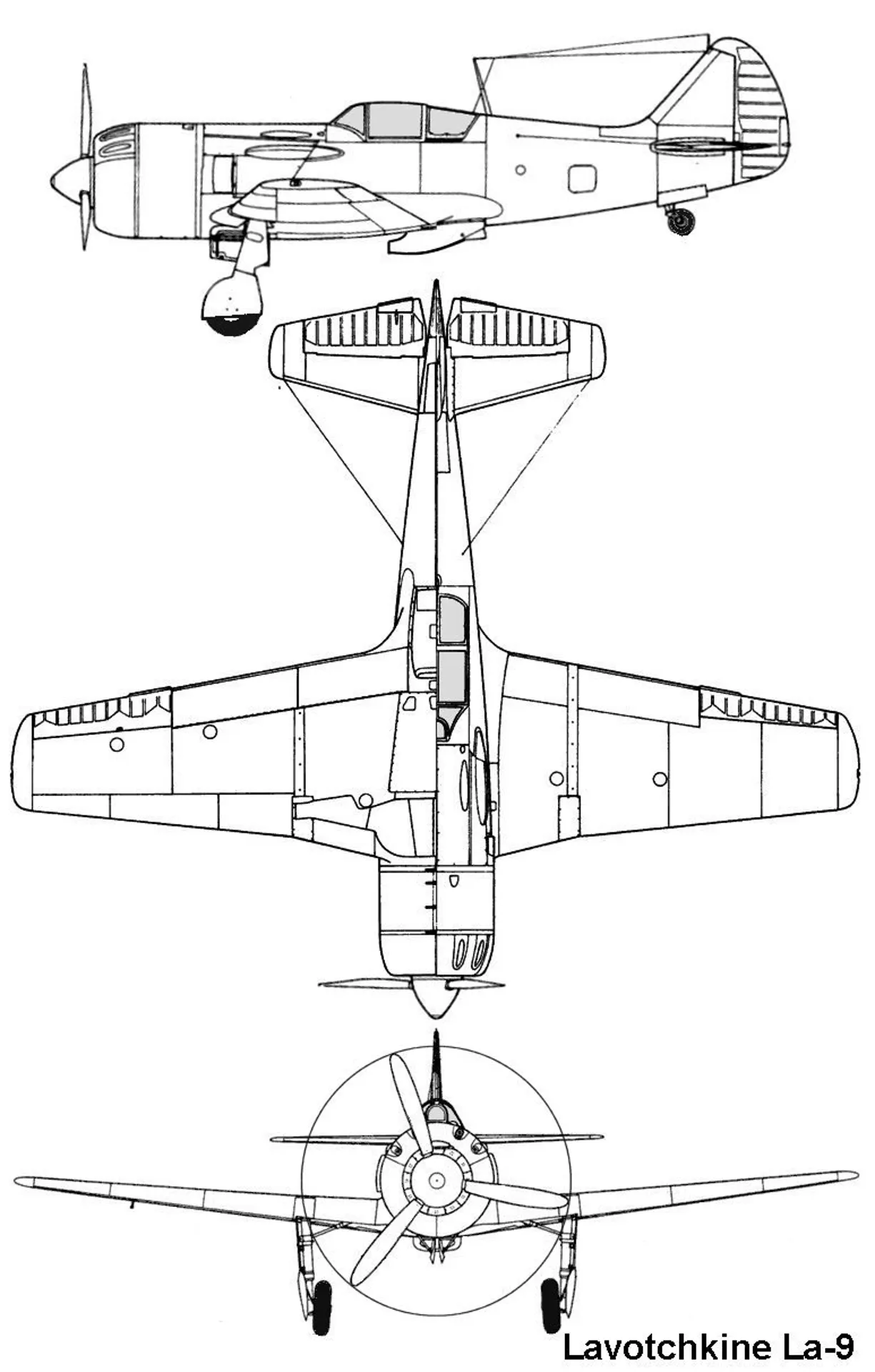 Ла 9 чертеж