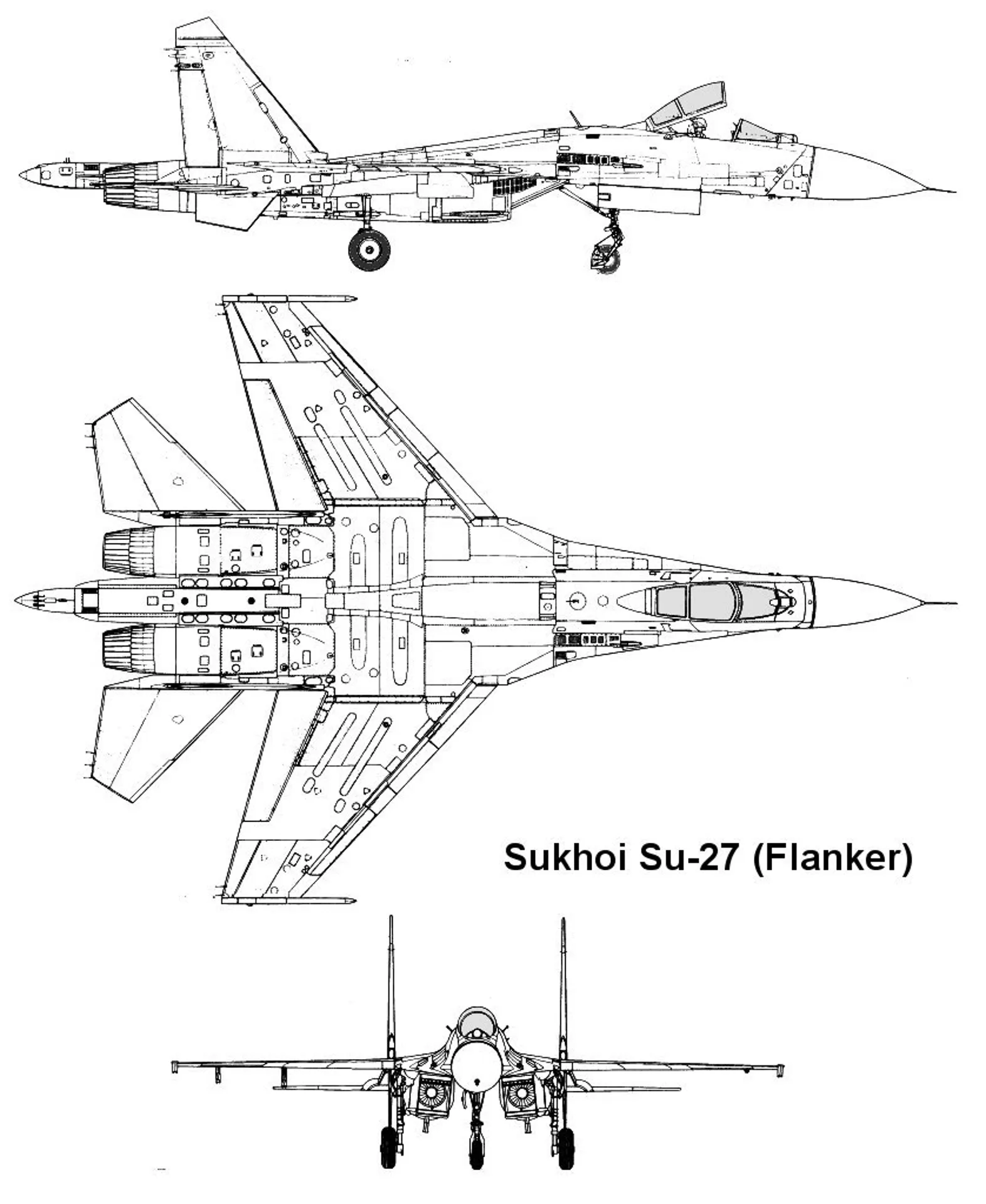 Су 27 чертеж