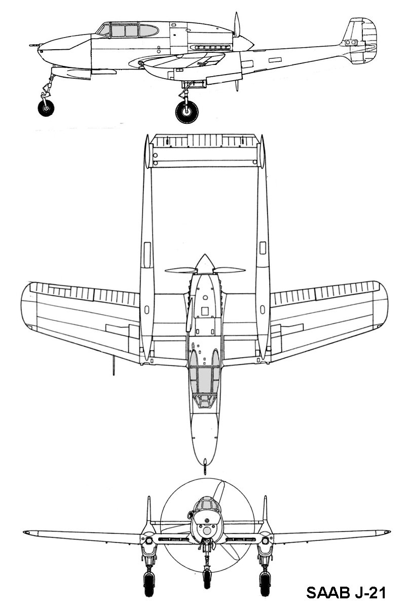 Saab J 21A